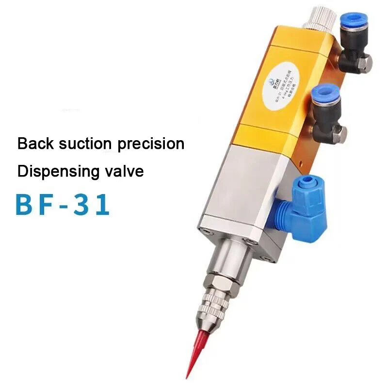 Pneumatic Precision Dispensing Valve Dispensing Valve Anti-Drip Silicone Valve Suck Back Epoxy Silicone Resin Glue