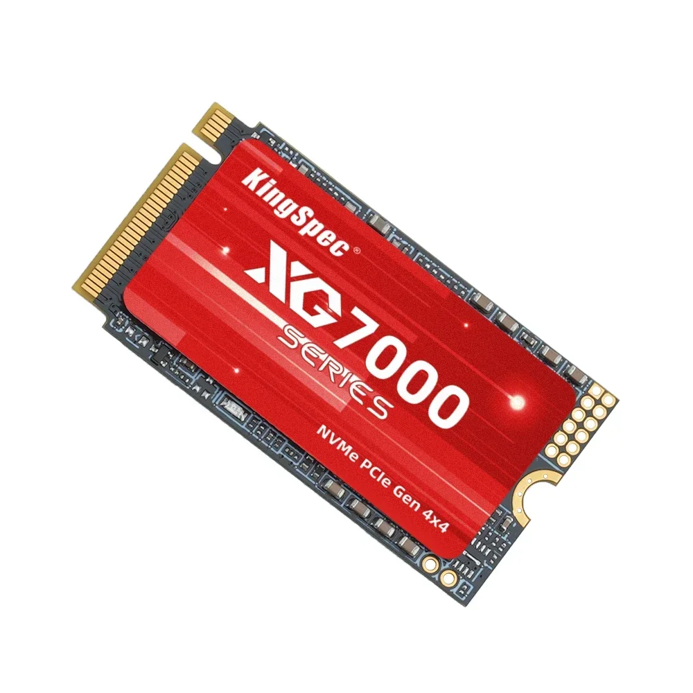 KingSpec Super High Speed m.2 pcie 4.0 disco rígido gen 4x4 dissipador de calor 2242 ssd m2 nvme 1tb para computador pessoal