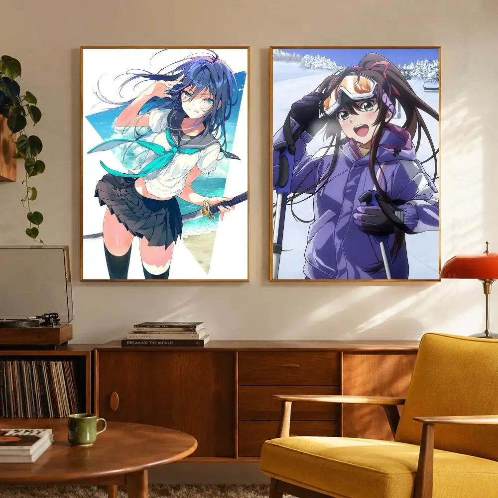 Action Anime Strike The Blood Poster Digital Solvent Print Waterproof PP Fade-Resistant Wall Art Room Decor Gift