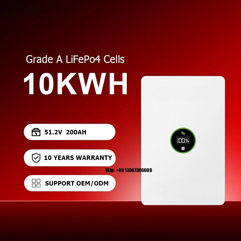 

10KWh lithium iron phosphate 48v 200ah power wall solar energy storage system backup pack solar
