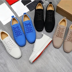 2024 fashion new men's shoeing low-top trend classic retro comfort leisure flat-soled breathable leather leisure sports shoeing