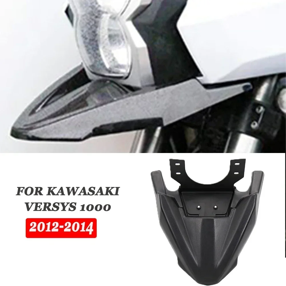 

New Motorcycle Front Beak Fairing Extension Wheel Extender Cover For Kawasaki Versys 1000 2012 2013 2014