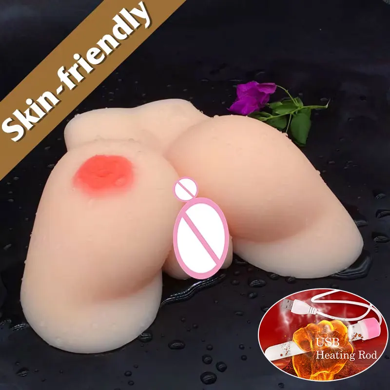 3Dリアルな膣とタイトな肛門の男性用リアルなセックス玩具、携帯用セックスドール、吸引式セックス玩具、セクシーな成人男性の男性用マスターベーション用