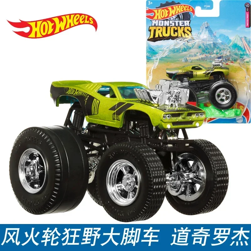 Original Hot Wheels Car Moster Trucks Diecast 1:64 Volkswagen Shark Bone Shaker Anime Figure Metal Vehicle Kids Toys Boys Gift