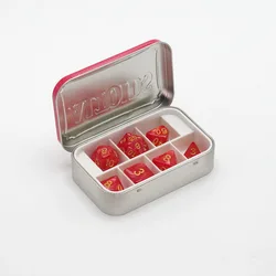 알토이드용 주사위 삽입 트레이, 주석-DnD 주사위 세트-D20-D6 - D-8 - D10 - D4