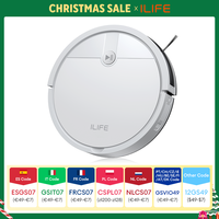 ﻿ ILIFE V2 Robot Vacuum Cleaner, 120 Min Runtime, Self-Charging Robotic Vacuum, Slim, Quiet, Ideal for Pet Hair and Hard Floors