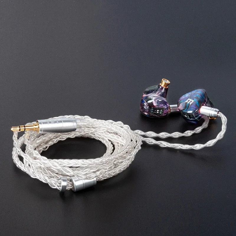 TRI Starsea 2BA+1DD Driver Unit HiFi in Ear Monitor Earphone Sports Music Headset 0.78mm2Pin Headphone Earbuds Comfortable