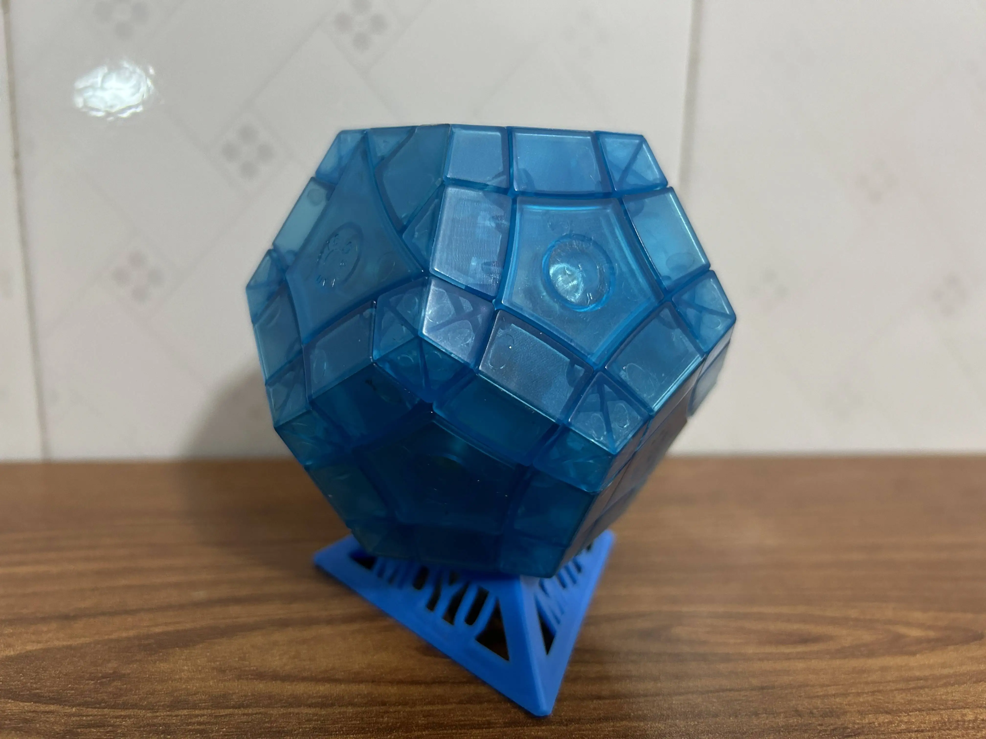 Limited Edition Blue Cube Megaminx Cube Transparent Red Limited Edition Rare Collector's Edition Cube Magic Cube Puzzle Toy