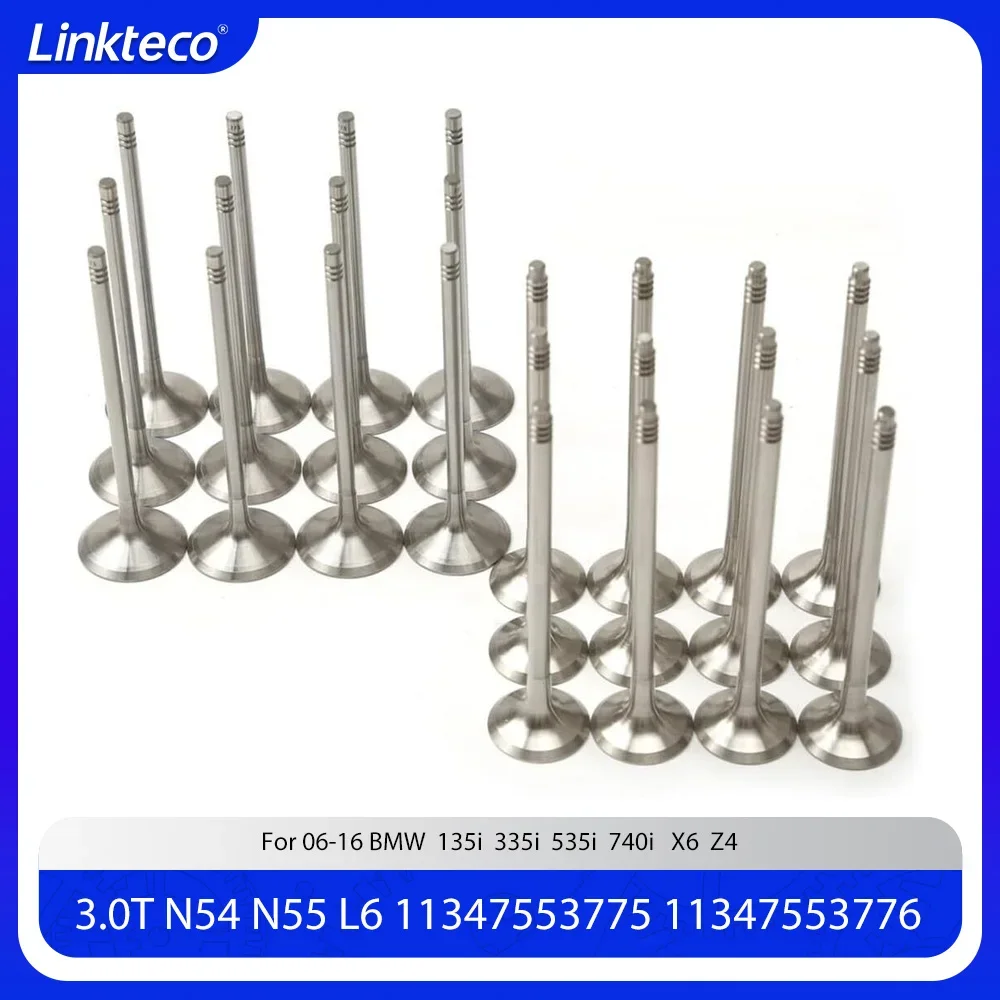 

Деталь двигателя, впускные и выпускные клапаны, подходят для 3.0 T L6 N54 N55 для 06-16 3.0T BMW 135i 335i 535i Z4 E90 E92 E88 E60 E71 11347553775