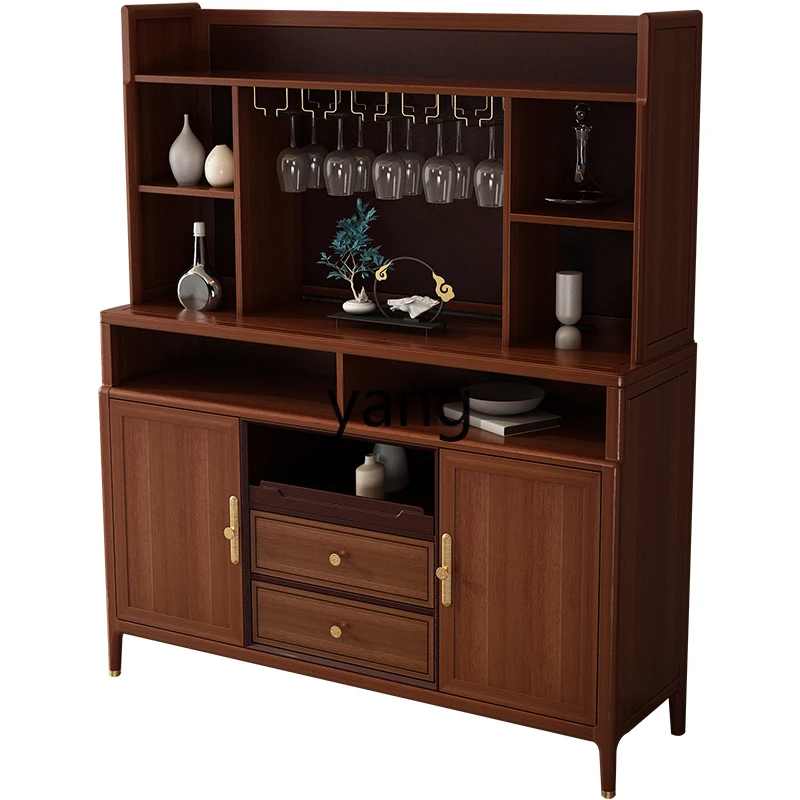 CX New Chinese Meal Side Wine Cabinet Integrated Living Room Dining Room Multi-Functional Modern Minimalist Locker