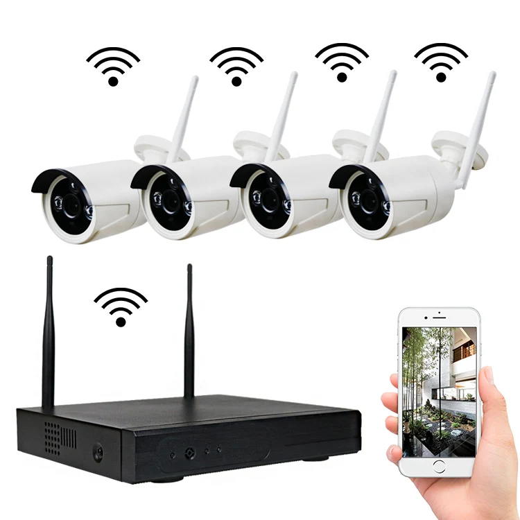 

Tuya P2P 4CH NVR CCTV System Audio Record Outdoor Wifi IP Security Set Video Surveillance Kit