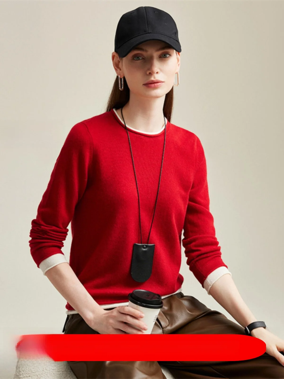 

Кардиган Mao Jun 00% из кашемира, вязаный, женский, с круглым вырезом, на одной пуговице, двухцветный, с бахромой, осенне-зимняя модная верхняя одежда