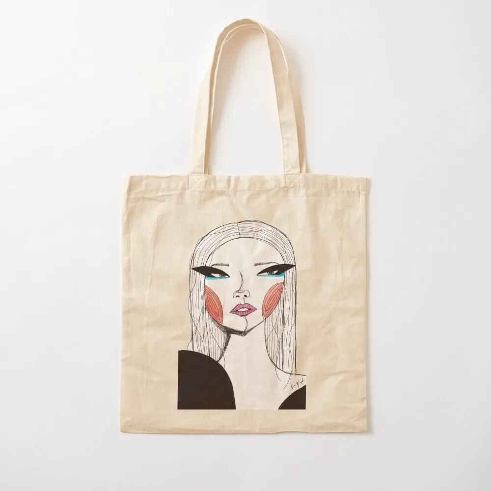 

Woman In Tears Tote Bag eco pack hand bag ladies Canvas Tote Bag