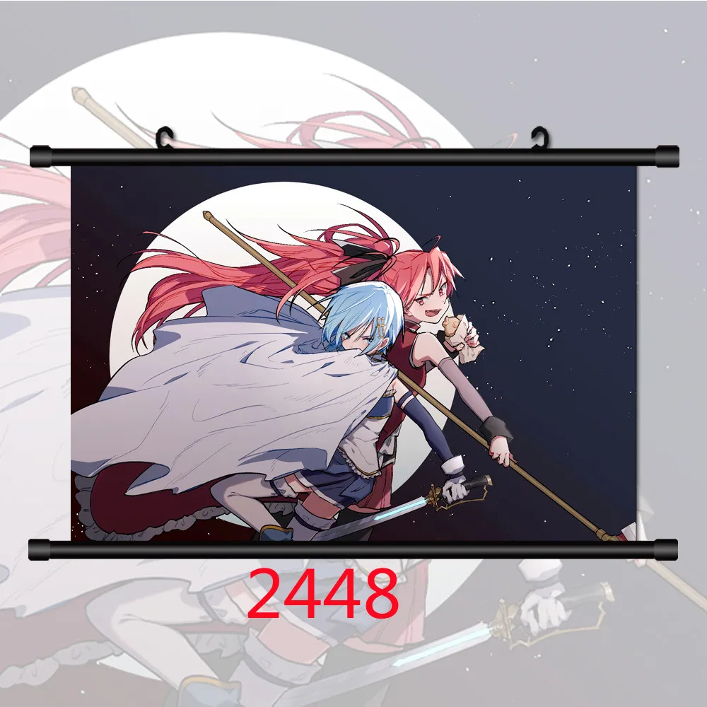 Puella Magi Madoka Magica Mami Kyoko Sayaka Anime Canvas Painting Wall Art Prints Pictures Canvas Posters Home Decor No Frame