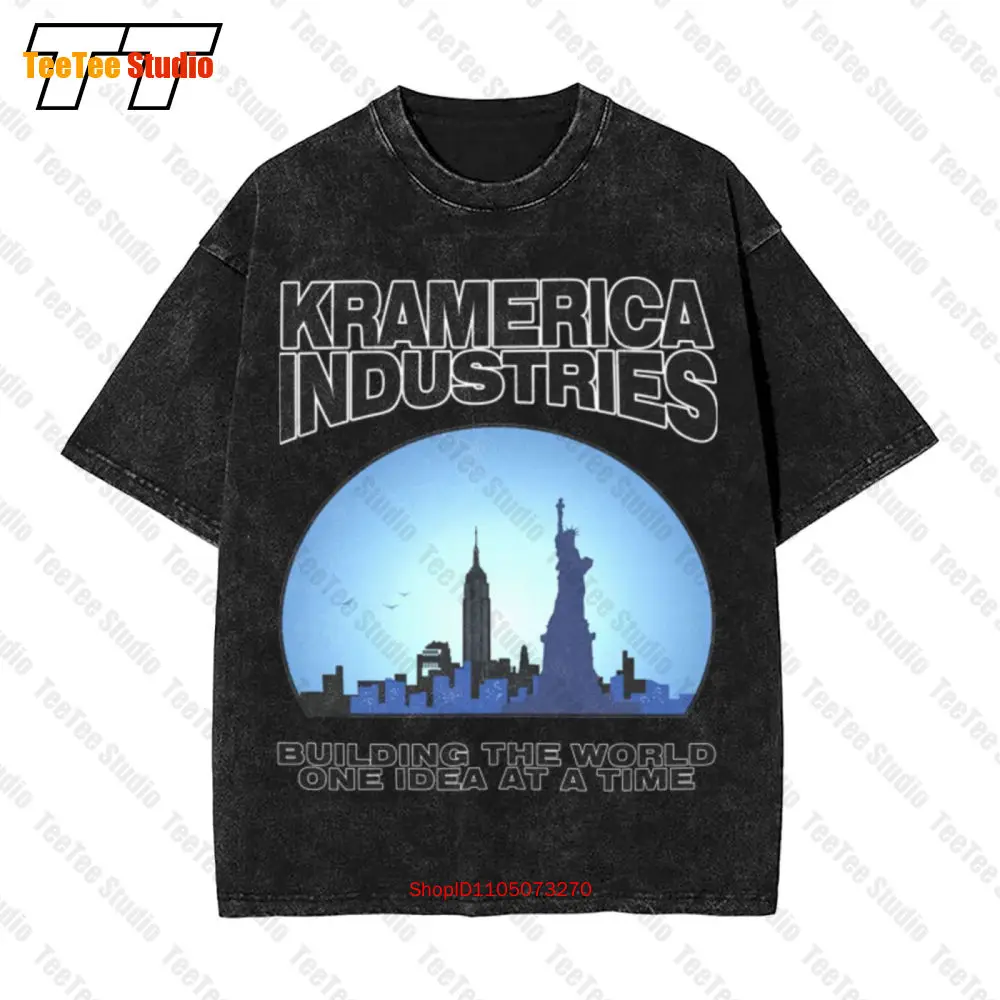 

Винтажная футболка большого размера Kramerica Industries Cosmo Kramer Seinfeld 9QP0