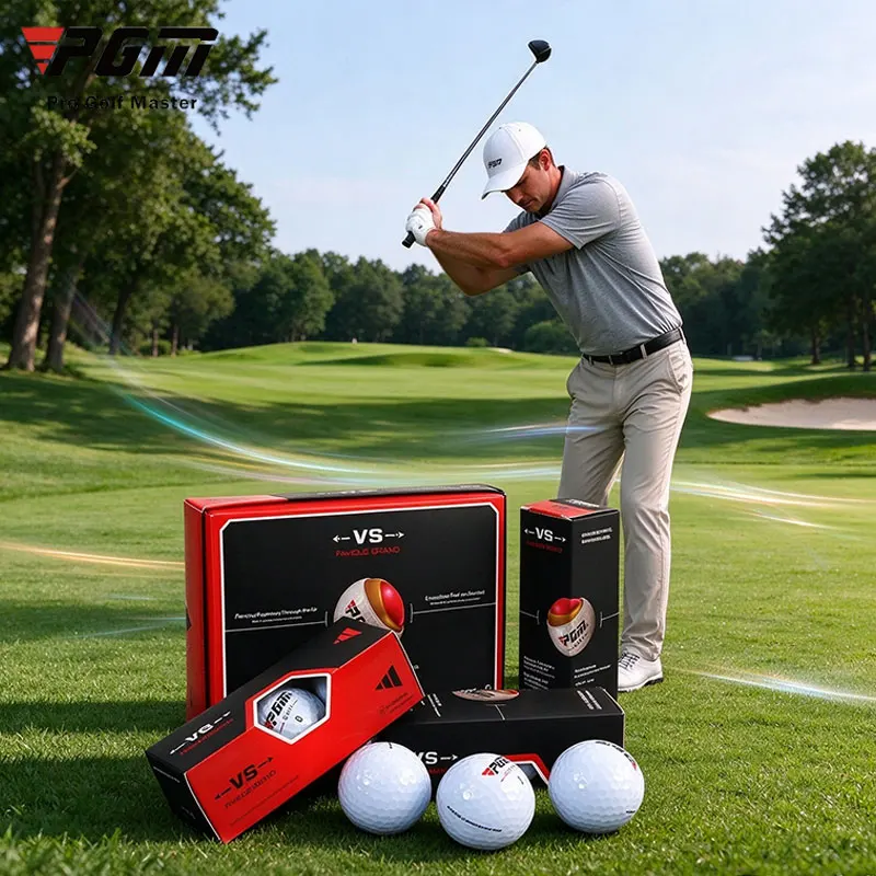 PGM Q017 3 ply the ball high rebound improve the hitting golf distance wear-resisting shell Adult next athletic training