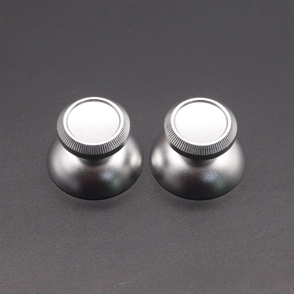 1 Set  Aluminum Metal 3D Analog Joystick Thumb Stick Grip Cap Replacement Buttons For PS4 Slim/Pro/Xbox One Slim Controller