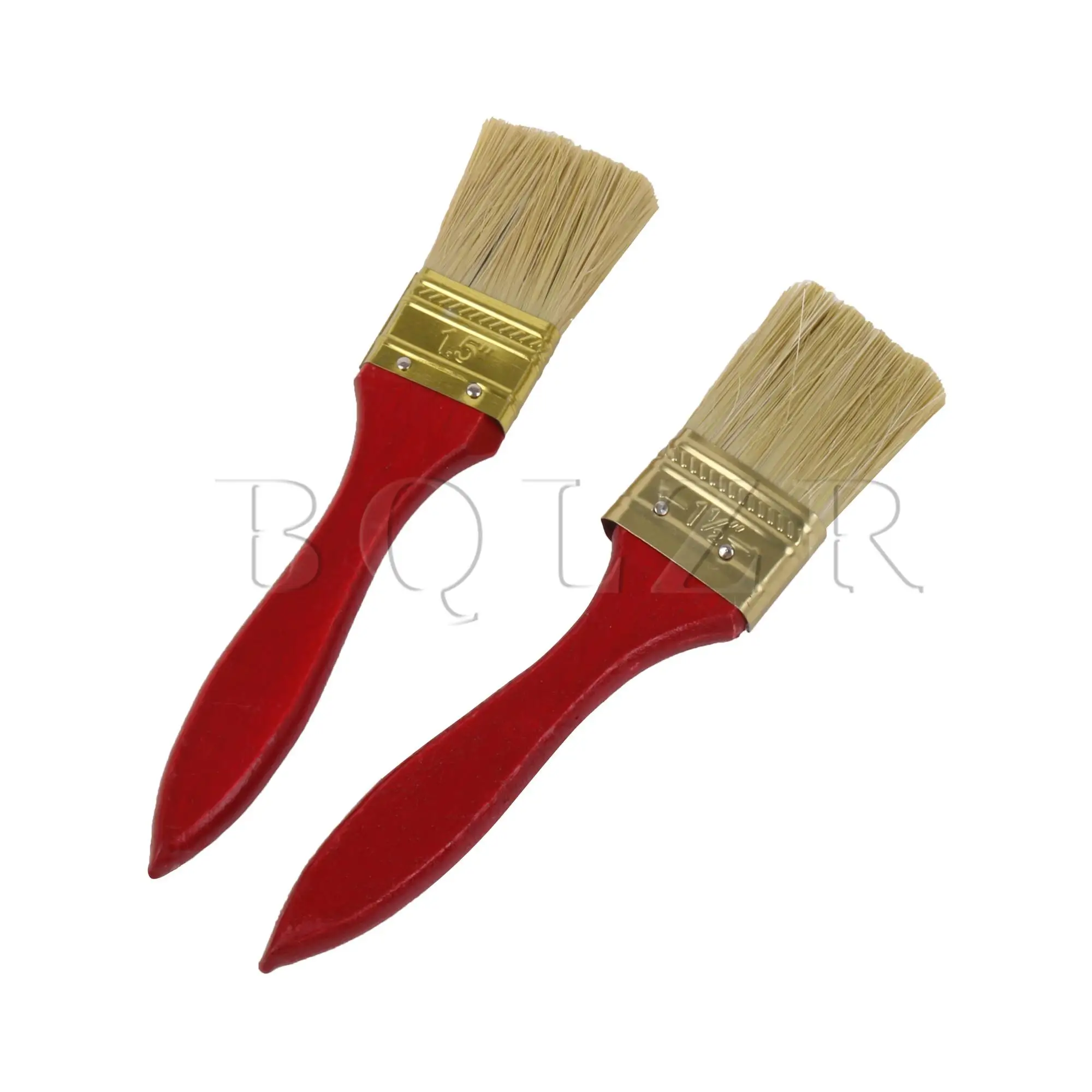 CNBTR 2 Pieces Chip Paint Brush Stains Brush for Painting w/ Red Handle 1.5 Inch