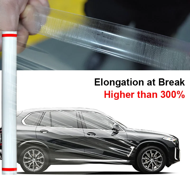 Film HEY FILM MS-7 Produsen Film Poliuretan Anti Kuning Transparan Anti Pasir Kilap Tinggi Hidrofobik untuk Film PPF Mobil