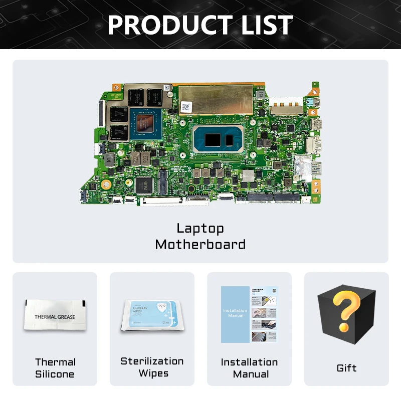 LA-L701P For ACER Swift Swift SFX16-51G LA-L701P Mainboard i3 i5 i7 CPU 100% Tested Laptop Mainboard
