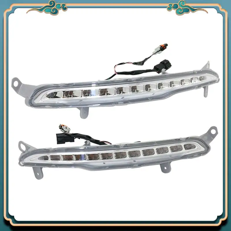 

A54P-передний левый + правый бампер, светодиодные противотуманные фары, дневные ходовые огни для KIA K5 Optima 2010-2014 922072T100 922082T100