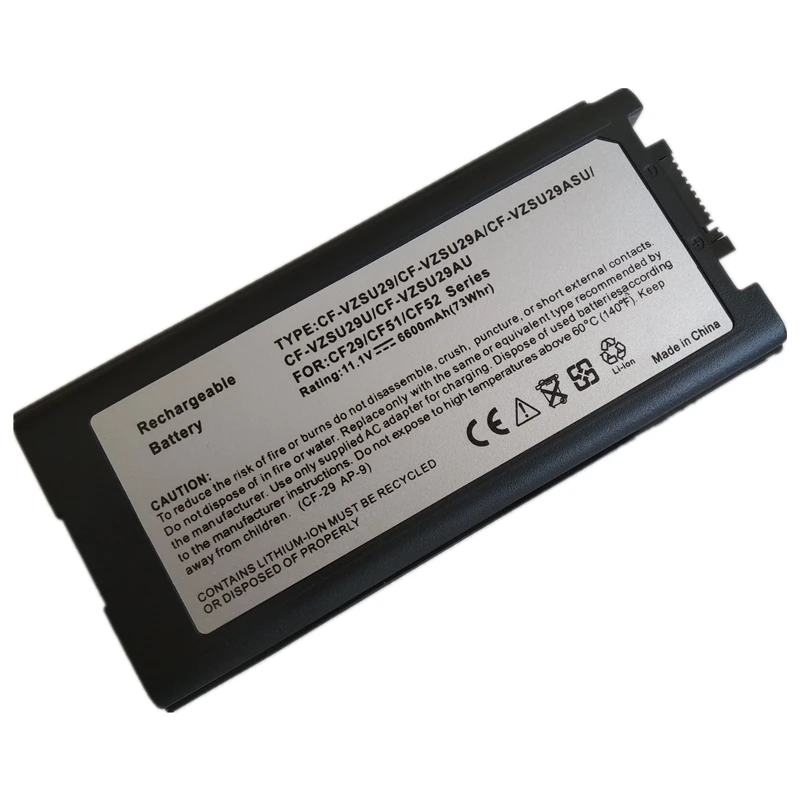 

Женская батарея VZSU29A VZSU29AS VZSU29U VZSU29AU VZSU29ASU для Panasonic Toughbook 51 52