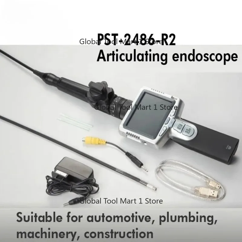 p-eiqi5.5mm 2 way Articulation Endo-scope Borescope with Video Inspection Camera