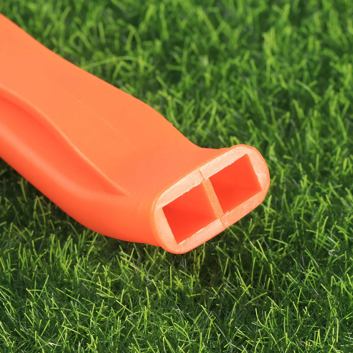 18 قطعة صافرة إنقاذ برتقالية خفيفة الوزن بصوت عال للتدريب الرياضي في حالات الطوارئ أداة حراسة الإنقاذ