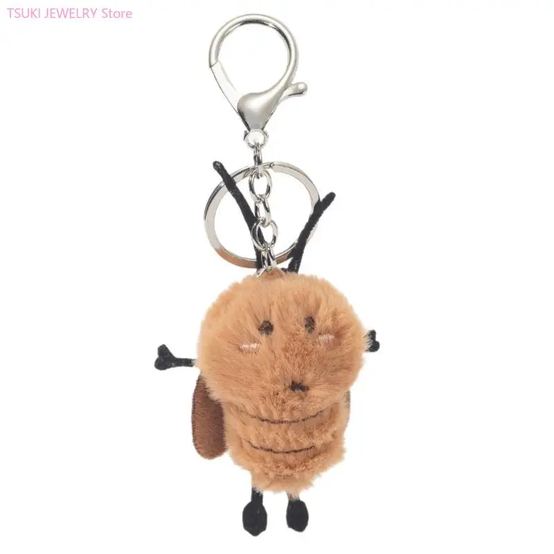 

62KE очаровательный брелок с изображением таракана нечеткий розыгрыш подарок для любителей розыгрышей