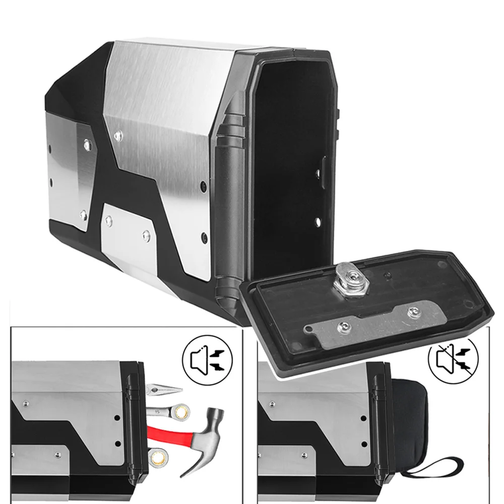 800MT 800MTX Motorcycle Toolbox Aluminum Tool Box For CFMOTO 800 MT 800 MTX 800 MT MTX 800MT-X Decorative Left Side Bracket Box