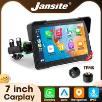 Pantalla CarPlay para motocicleta de 7 pulgadas con TPMS GPS para pantalla de navegación para Moto, tablero Digital para motocicleta Android Auto BT
