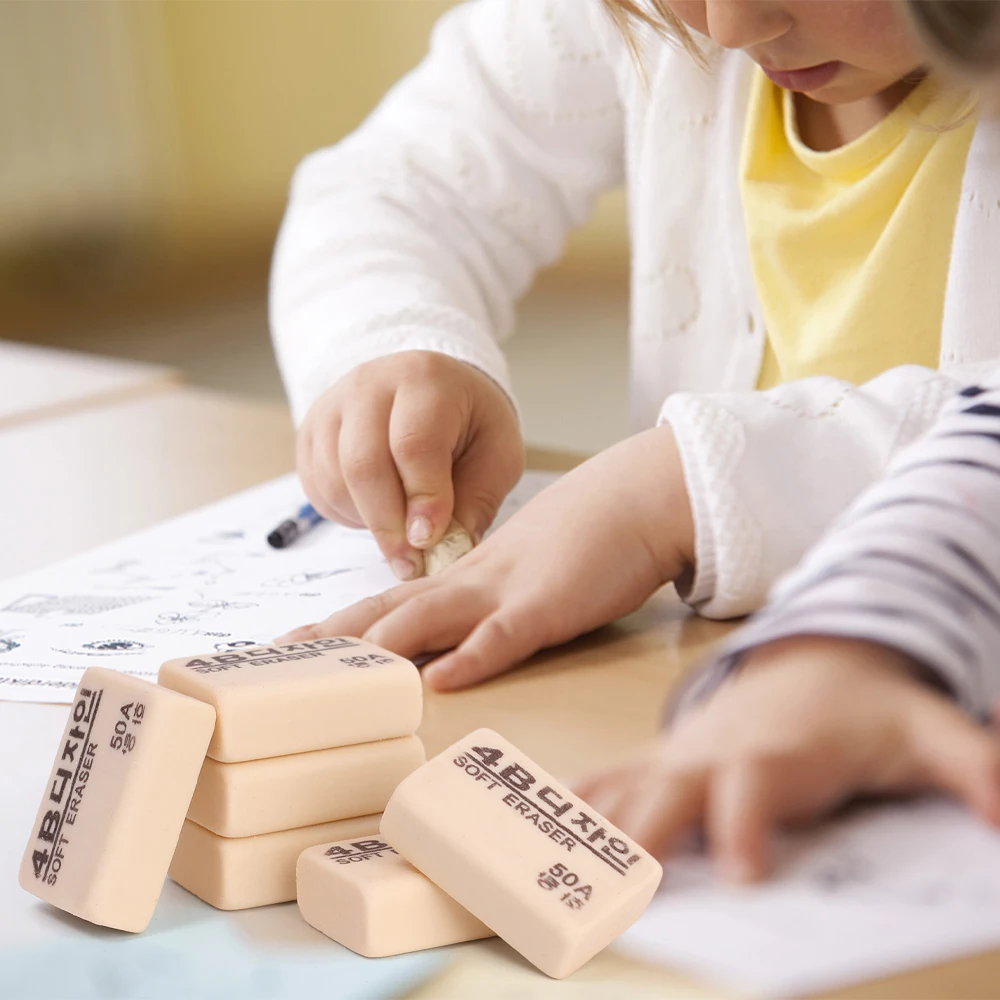 1-10 pçs 4b lápis borracha estudante escritório escola papelaria escrita arte desenho borracha perguntas erradas correção borracha