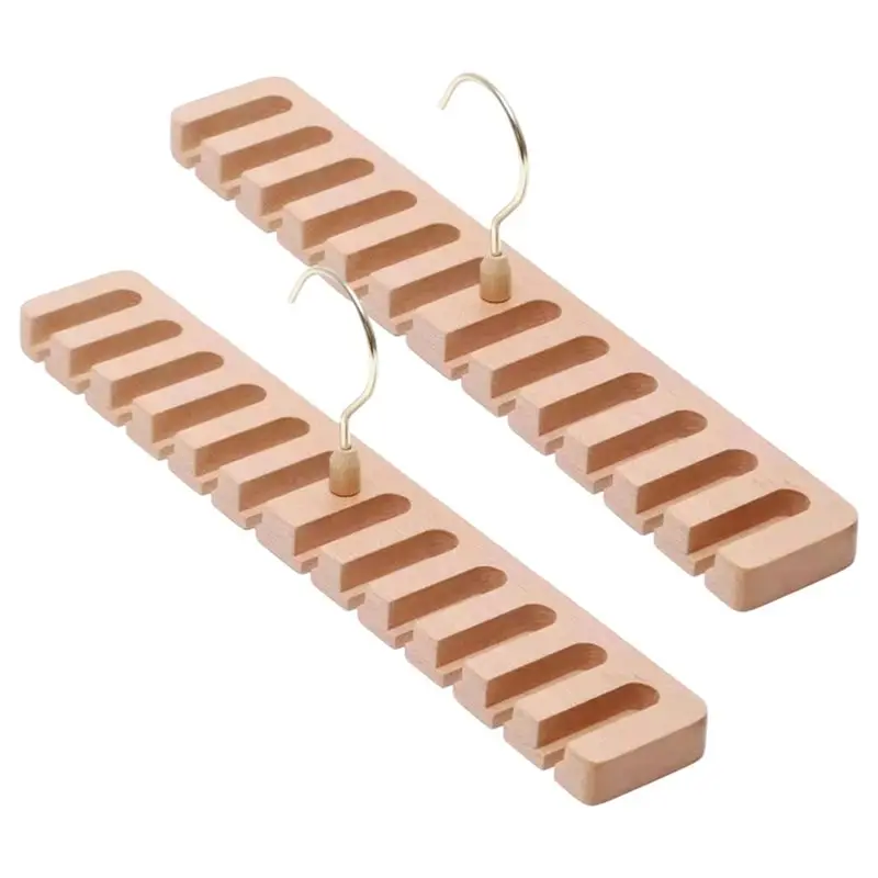 

ABXF-гардероб, вращающийся органайзер, стойка из бука, деревянная вешалка для ремня, вешалка для шарфа, домашний шкаф, держатель для хранения одежды