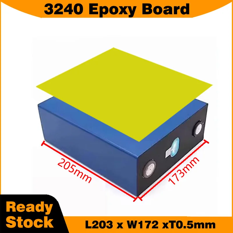5pcs 3240 Insulation Epoxy Board 0.5mm Thickness 203*172mm for LifePO4 Battery Pack DIY Fiber Epoxy Boards