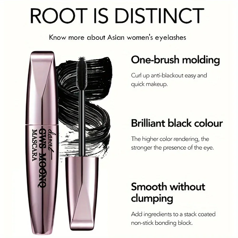 มาสคาร่ากันน้ำ 5D ช่วยให้ขนตายาวขึ้น มาสคาร่าใยไหมสีดำ แต่งหน้าสำหรับผู้หญิง เครื่องสำอาง มาสคาร่ากันน้ำ