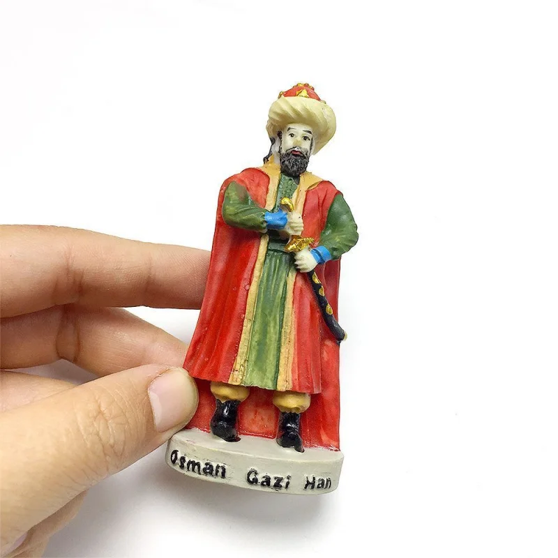 

Ottoman Empire Creative Simulation Ottoman Gazi Magnetic Fridge Magnet High-Value Hot-Selling Travel Souvenir