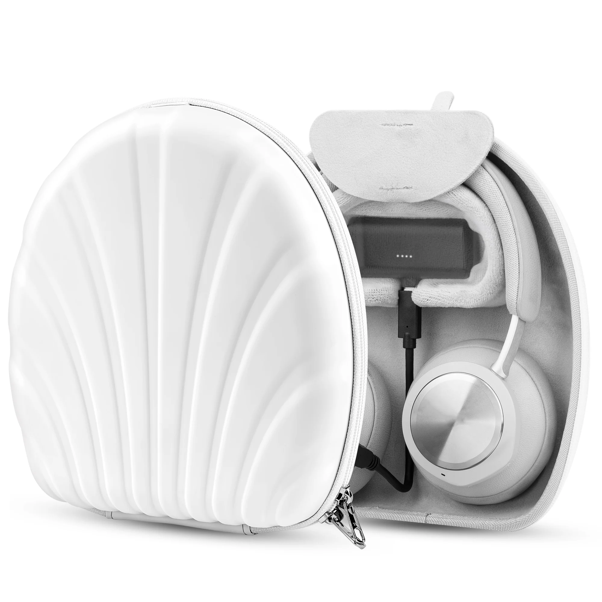 حافظة سماعات شحن Geekria PRO متوافقة مع Sennheiser PXC 550-II، B&O Beoplay H9/HX