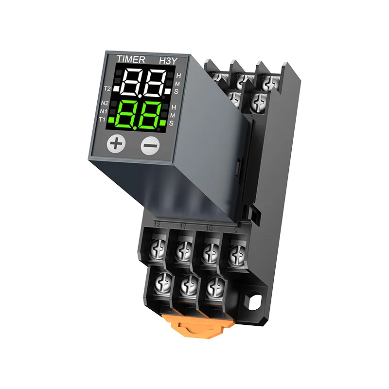 

10pcs LCD Display H3Y-4 Digital Timer - 12V 24V 220V Multi - Voltage Cycle & Delay Control Relay