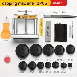 Watch Metal Capping Machine Set Desktop Wrist Watches Back Case Cover Press Screw Close Watchmakers Hand Repair Tools Kit