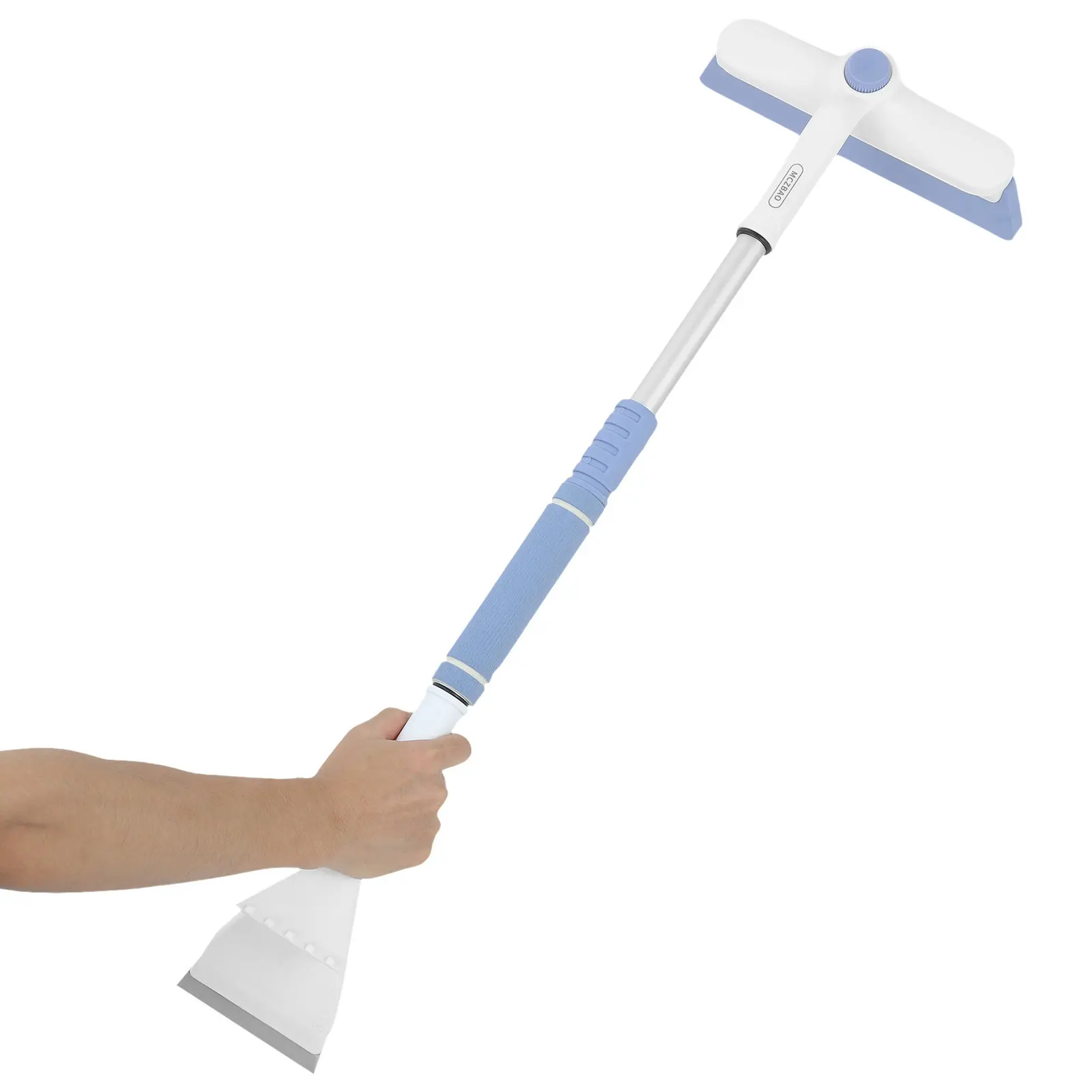 Extendable Snow Brush and Ice Scraper for Cars Suvs Trucks Windshield Squeegee Snow Removal Tool Ice Remover Fog Prevention
