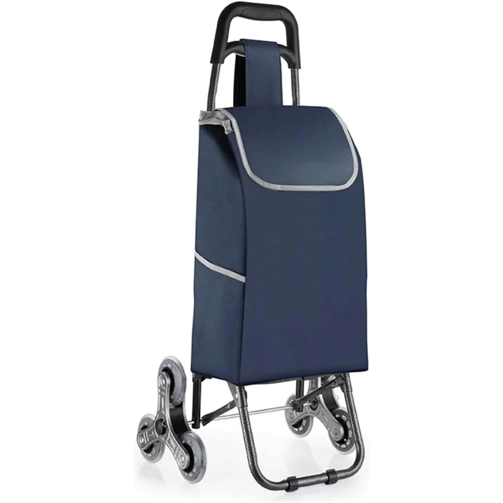 

Shopping cart Home Shopping Trolley Folding Shopping Carts Lightweight and Portable Grocery Cart Stair Climber Trolley