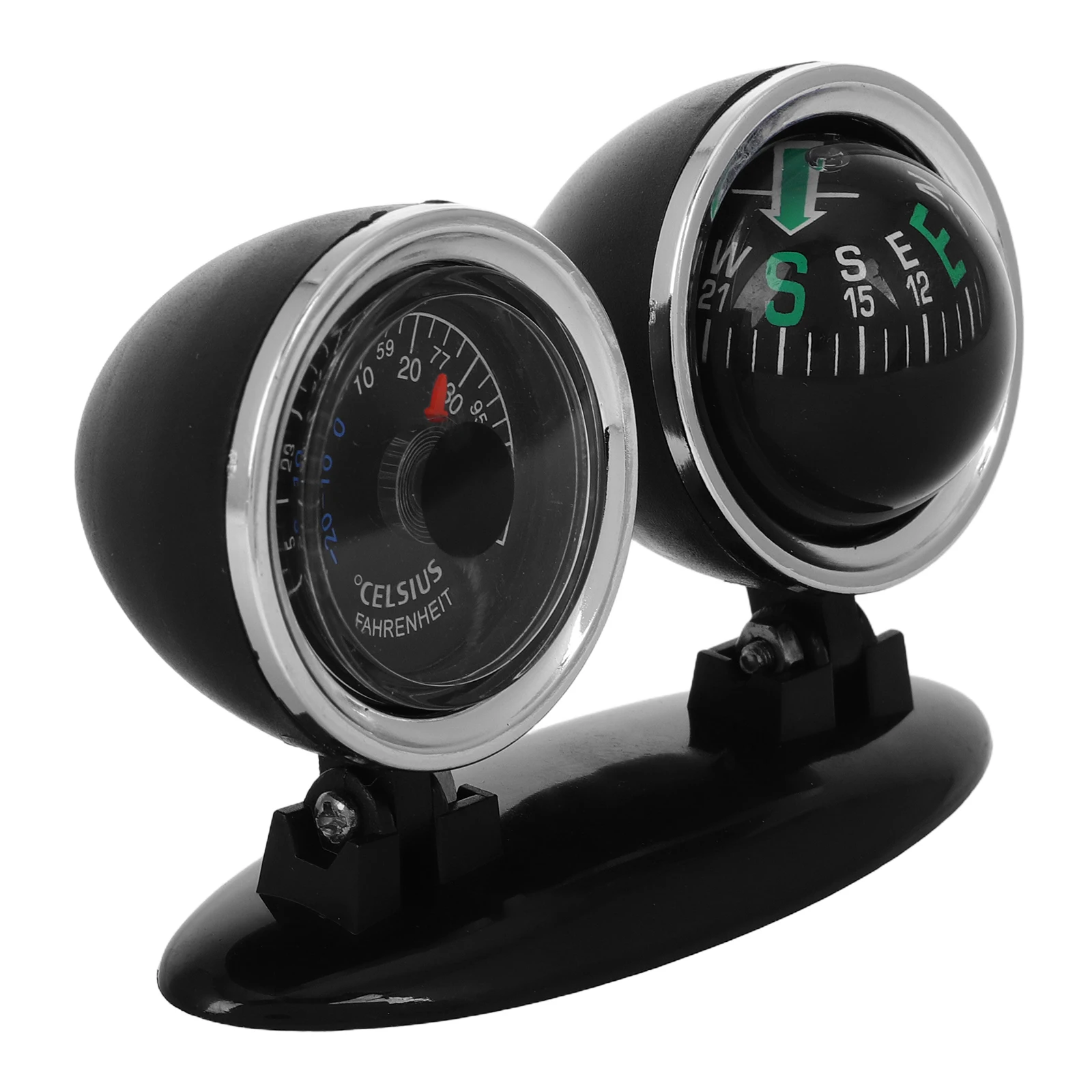 

Car Compass That Works Accurate Dualuse Automotive Ball for Dashboard Boat Camping Navigation Tool Multifunction Car Compass