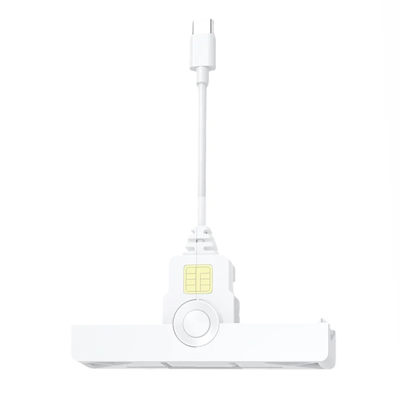 【RECOMENDAR】Foldable USB2.0/Type-C Bank Chip Card Reader Portable Common Access Card Reader For Windows/OS/Android Type-C