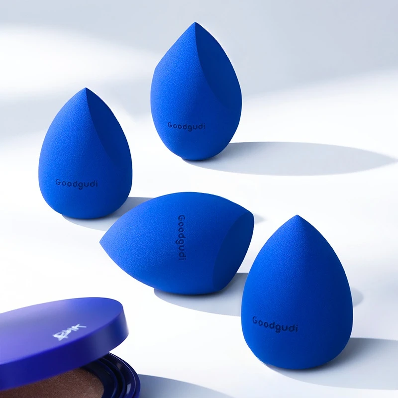 Klein azul maquiagem esponja liquidificador premium macio cosméticos beleza ovo fundação ferramenta aplicação rosto puff