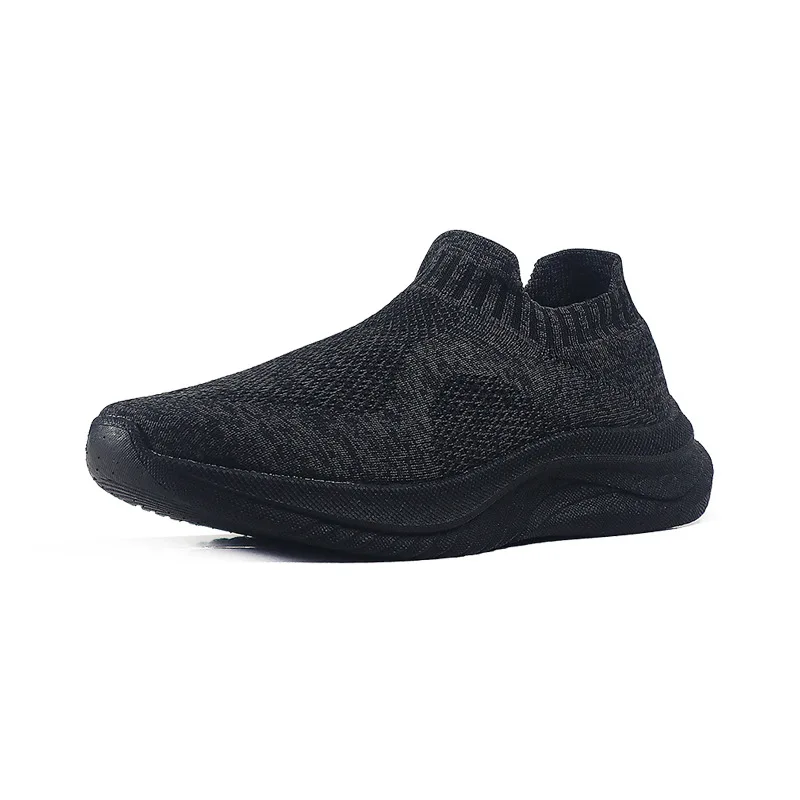 Spring Autumn Walking Shoes Kids Soft Sole Non-slip Breathable Casual Trainer Men's Slip on Flats Outdoor Sneakers