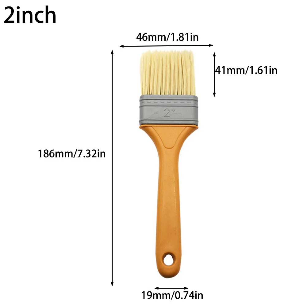 New Practical Paint Brush Brush Brush, 2inch 3inch 4inch 5inch As Picture Bristle Nylon 1.5inch 1inch 1pc 2.5inch