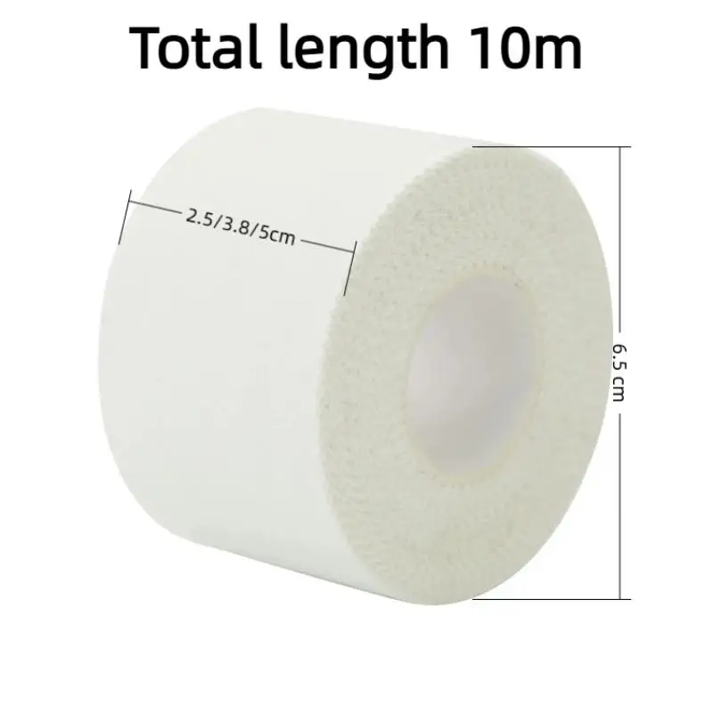 Elastic Ankle Stretch Sports Bandage Soft Skin-friendly Cotton 10 Meters 3 Width Options for Workout  Support Home Gym Use