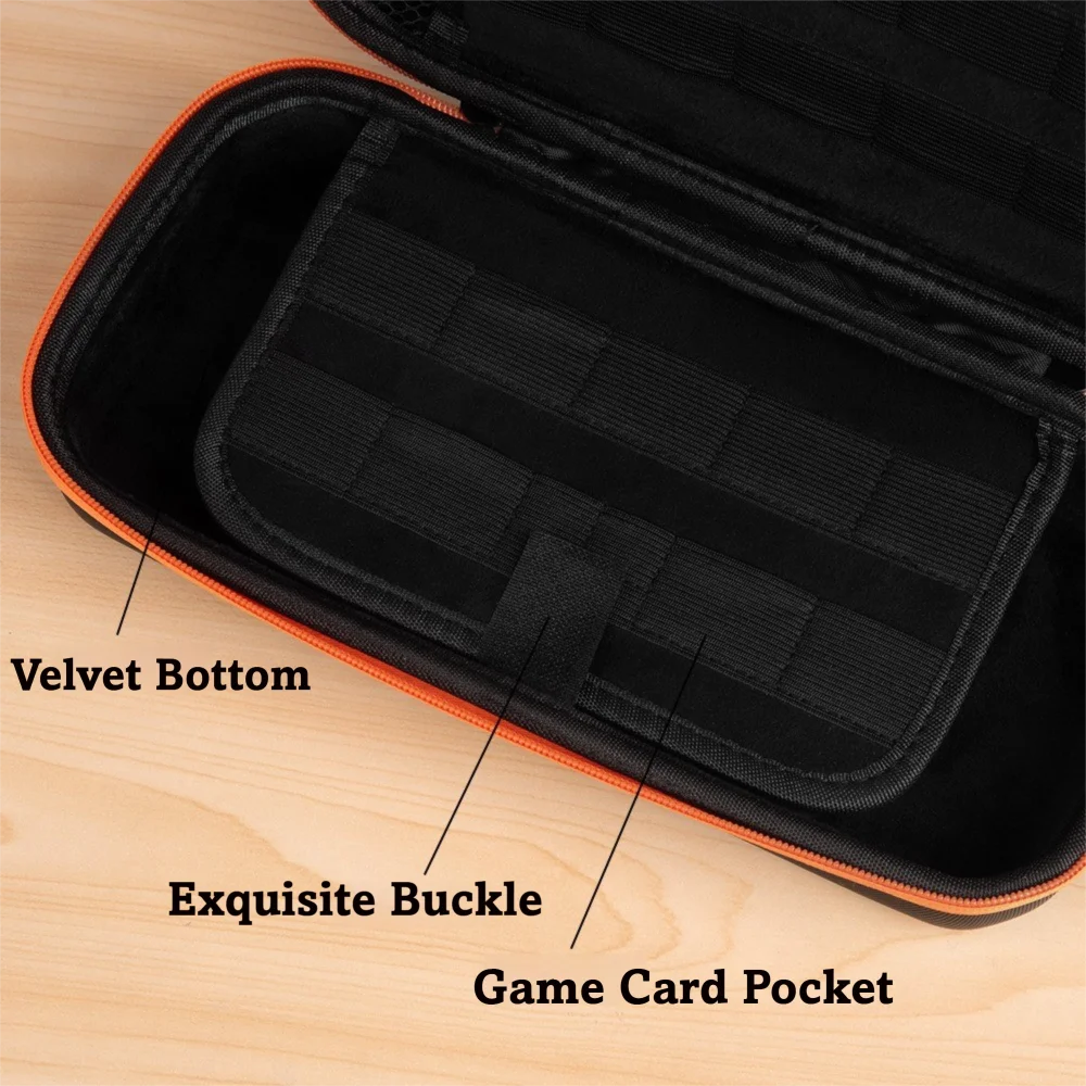 Cool Portable Carrying Case EVA Hard Shell Slim Design Protective Case Drop-resistant Waterproof Travel Case For Switch 2