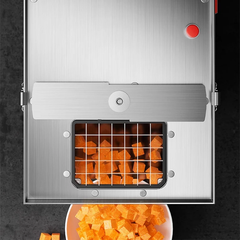 قطاعة الخضراوات الكهربائية متعددة الوظائف أوتوماتيكية بالكامل، قطاعة الخضار والجزر والبطاطس، معالجة أدوات غذائية