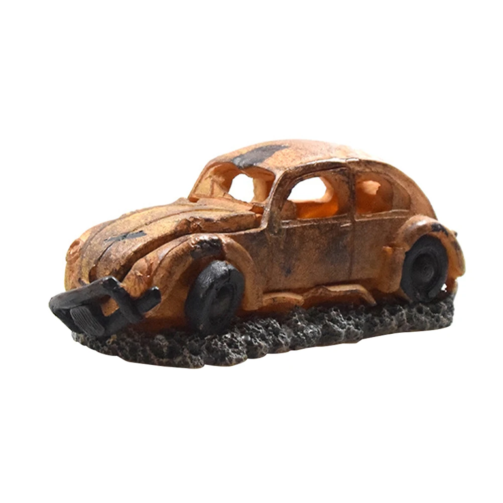 

Simulation Car Decor Resin nament for Aquarium Fish Tank Aeration Bubble Maker Water Decor L scaping Pet Supplies